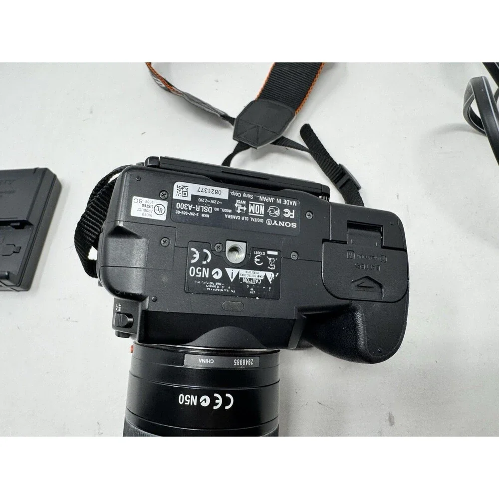Sony A300 DSLR 10.2MP W/ 18-70/3.5-5.6 LEN, CHARGER,SUNSHADE, TESTED